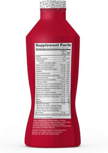 Detoxify Mega Clean Nt Herbal Cleanse " Tropical " 32 Oz " Professionally Formulated Herbal Detox Drink " Enhanced With Metaboost Eliminating Need For Precleanse " Plus Sticker