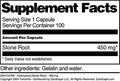 Terravita Collinsonia (Stone Root) 450 Mg (100 Capsules, Zin: 510769)