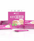 No Sugar Keto Bar Snack Low Carb No Sugar Keto Snack Food With Keto Friendly Macros (12 X 1.41Oz Bars Birthday Cake)