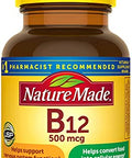 Nature Made Vitamin B-12 500 Mcg Tablets 100 Ea (Pack Of 2)