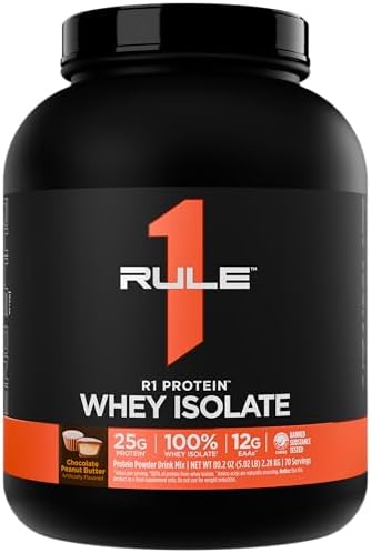 Rule 1 Proteins Whey Isolate With 25G Protein & 6G Bcaa Exclusively From Isolated & Hydrolyzed Sources For Workout Recovery (5 Pounds Vanilla Creme)