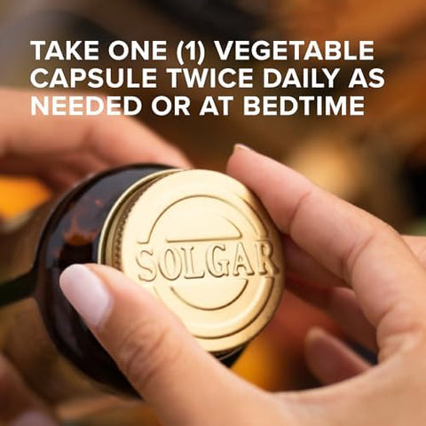 Solgar 5Htp 100 Mg 90 Vegetable Capsules Promotes Relaxation NonGmo Vegan Kosher and Gluten 90 Servings