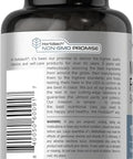 Horbaach Methyl Folate Supplement 1000 mcg 200 Capsules 5MTHF Folic Acid NonGMO Gluten Free Methylfolate