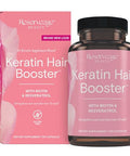 Reserveage Beauty Keratin Hair Booster with Biotin and Resveratrol Hair and Nail Growth Supplement for Men and WomenSupports Healthy Thickness and Shine with Biotin 120 Capsules 60 Servings