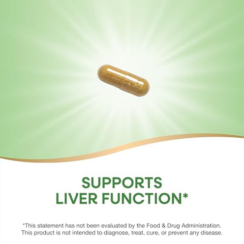 Nature'S Way Thisilyn With Standardized Milk Thistle Extract Supports Liver Function Silymarin Vegan 100 Capsules (Packaging May Vary)
