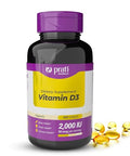 Prati Donaduzzi Vitamin D3 2000 Iu (50 Mcg) Softgels 600 Count - Daily Sunshine Supplement For Bone And Teeth Support 600 Day Supply