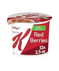Kellogg Special K Breakfast Cereal Cups, 11 Vitamins and Minerals, Made with Real Strawberries, Red Berries, 30oz Case (12 Cups)