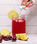 True Citrus TRUE LIME Black Cherry Limeade Drink Mix (10 Packets) No Artificial Sweeteners Low Calorie Water Flavor Packets & Water Enhancer with Stevia