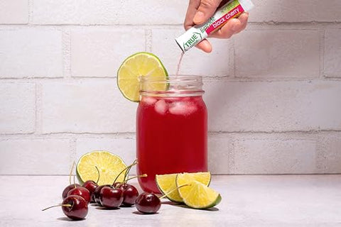 True Citrus TRUE LIME Black Cherry Limeade Drink Mix (10 Packets) No Artificial Sweeteners Low Calorie Water Flavor Packets & Water Enhancer with Stevia
