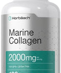 Horb Ach Marine Collagen Peptides 2000Mg 180 Caplet Capsules Type 1 With Calcium Non-Gmo Gluten Free Supplement