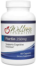 Fisetin 250mg Great Value 250mg per Capsule 60 Capsules Novusetin Supplement for Memory Focus Brain Health Gluten NonGMO Vegan