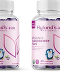 Hyland'S Organic Elderberry Plus Gummies Organic Black Elderberry With Zinc And Vitamin C Immune Support Supplement For Adults 60 Vegan Gummies (30 Days)