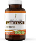 Secrets of the Tribe Curry Leaf 120 Capsules 1000 mg, Curry Leaf (Murraya koenigii) Dried Leaf (120 Capsules)