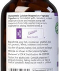 Bluebonnet Nutrition Calcium & Magnesium Bone Health Nongmo Vegan Kosher Gluten Soy 90 Vegetable Capsules 30 Servings