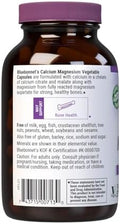 Bluebonnet Nutrition Calcium & Magnesium Bone Health Nongmo Vegan Kosher Gluten Soy 90 Vegetable Capsules 30 Servings