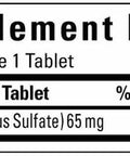 Na Ture Made Iron 65 Mg, 365 Tablets
