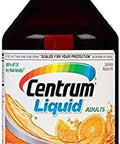 Centrum Liquid Multivitamin For Adults, Multivitamin/Multimineral Supplement With B Vitamins And Antioxidants, Citrus Flavor - 8 Fl Oz
