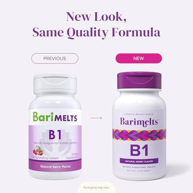 Barimelts Vitamin B1, 90 Fast-Dissolving Tablets (3-Month Supply), Sugar- Bariatric Vitamins For Women, Natural Berry FlavorÃƒÂ¢Ã¢â€šÂ¬Ã¢â‚¬Â¹