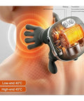 Kithouse Neck Massager With Heat Shiatsu Neck And Back Massager With 4D Kneading For Shoulder And Cervical Pain Relax Muscle Tension Portable And Rechargeable For Home Or Office Green