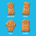 Kellogg's PAW Patrol Graham Snacks, Kids Snacks, Whole Grain, Cinnamon, 12.7oz Box (12 Pouches)
