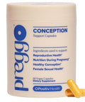 O Positiv Preggo Conception Support Capsules For Women - Obgyn-Formulated Pre Prenatal Vitamins With Clinically-Studied Ingredients - Coq10 N-Acetyl Cystein - Female Sexual Health 60 Ct (Pack Of 1)