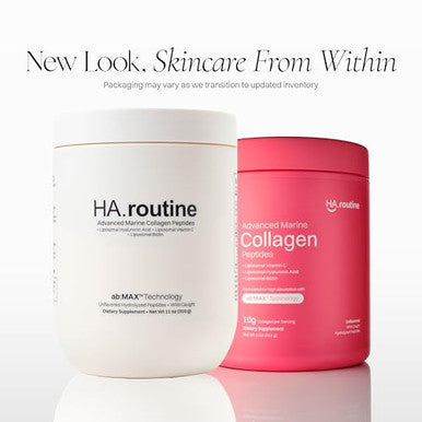 Haroutine Advanced Marine Collagen Peptides Powder + Liposomal Vitamin C Hyaluronic