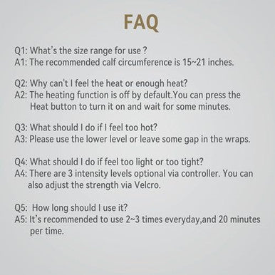 Fit King Air Compression Leg Massager With Heat - Great For Wife Mom Dad