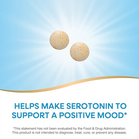 Nature'S Way 5-Htp L-5-Hydroxytryptophan Helps Make Serotonin To Promote A Positive Outlook Vitamin B6 Vitamin C Griffonia Bean Extract 60 Tablets (Packaging May Vary)