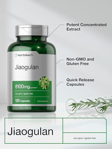 Horbaach Jiaogulan Capsules 120 Count