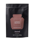 Welleco Plantbased Chocolate Protein Powder Organic Brown Rice & Pea Blend 16G Protein Per Serving Dairy Supplement For Energy Recovery & Daily Nutrition 35.2 Oz
