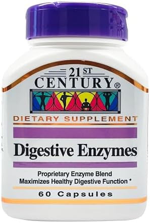 21St Century Digestive Enzymes Capsules 60 Count (Pack Of 2)