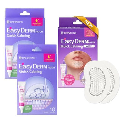 Dweasyderm Easyderm Quick Calming Wide Patches(2Ea) And Magnesium Patches(20 Ea)