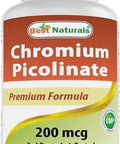Best Naturals Chromium Picolinate Tablet 200 Mcg 240 Count