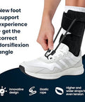 Welnove Afo Foot Drop Brace Adjustable Drop Foot Braces For Men & Women Soft And Comfortable Ankle Support For Walking Fits Left Or Right Foot Improves Gait & Stability