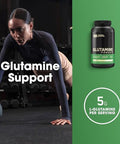 Optimum Nutrition L-Glutamine Muscle Recovery Capsules, 1000Mg, 240 Count (Package May Vary)