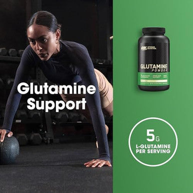 Optimum Nutrition L-Glutamine Muscle Recovery Capsules, 1000Mg, 240 Count (Package May Vary)