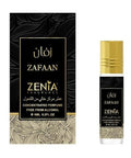 Zenia Zafaan Perfume Oil Roll-On 6Ml / 0.2Oz Long Lasting Alcohol-Free Fruity Floral Fragrance Oil With Peach Pineapple Blossom Rose & Musk