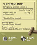 Herbamama Chicory And Milk Thistle Kit - Bundle Of 1200 Mg Chicory Root Capsules & Milk Thistle Tincture 2 Fl Oz - Vegan Non-Gmo Sugar & Alcohol- - 2 Pack