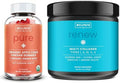 Apple Cider Vinegar Gummies & Multi Collagen Powder Organic Acv With Ginger + Hydrolyzed Collagen Peptides For Wellness Unflavored, 11 Oz & 60 Ct
