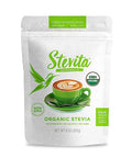 Stevita Organic Stevia 8 oz Pouch AllNatural Stevia Extract Natural Sweetener No Calories USDA Organic NonGMO Vegan Kosher Keto Paleo Gluten 454 Servings