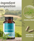 HERBAMAMA Stone Breaker and Iodine Kit Bundle of 1200 mg Stone Breaker Capsules and Potassium Iodine Gummies Vegan NonGMO GelatinFree 2 Pack