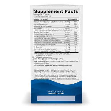 Nordic Naturals Multi Minerals Unflavored - 90 Capsules - 11 Essential Minerals - Optimal Health & Wellness - Certified Vegan - Non-Gmo 30 Servings