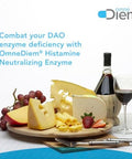 Omne Diem Histamine Digest Dao 30000 Hdu - 120 Caps - Histamine Neutralizing Enzyme - Relieve Histamine Intolerance With Diamine Oxidase