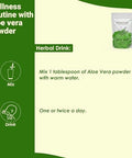 Minature 100% Aloe Vera Powder (Aloe Barbadenis) Pure Aloe Vera 8 Oz 227G
