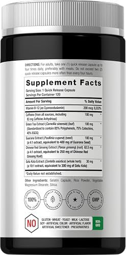 Horbaach Energy Supplement 120 Capsules