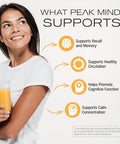 Livant Peak Mind 10 In 1 Nootropic Drink Mix 30 Servings 55Mg