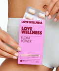 Love Wellness Flora Power | Vaginal Probiotic Suppositories with Vitamin C | Supports pH Balance & Vaginal Health | Fragrance-Free Non-GMO & Paraben-Free | 10 Count