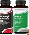 Lifeseasons Purit With Nacetyl Cysteine Boost Supports Liver & Lung Detoxification 120 Capsules