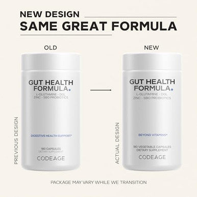 Codeage Gut Health Supplements Vegan Formula 180 Capsules