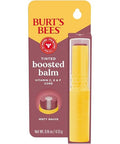Burts Bees Tinted Boosted Balm Misty Mauve Hydrating Tinted Lip Balm With Vitamin C E And F Core 24 Hour Lip Moisturizer With Responsibly Sourced Beeswax 100% Natural Origin 1 Count 0.16Oz